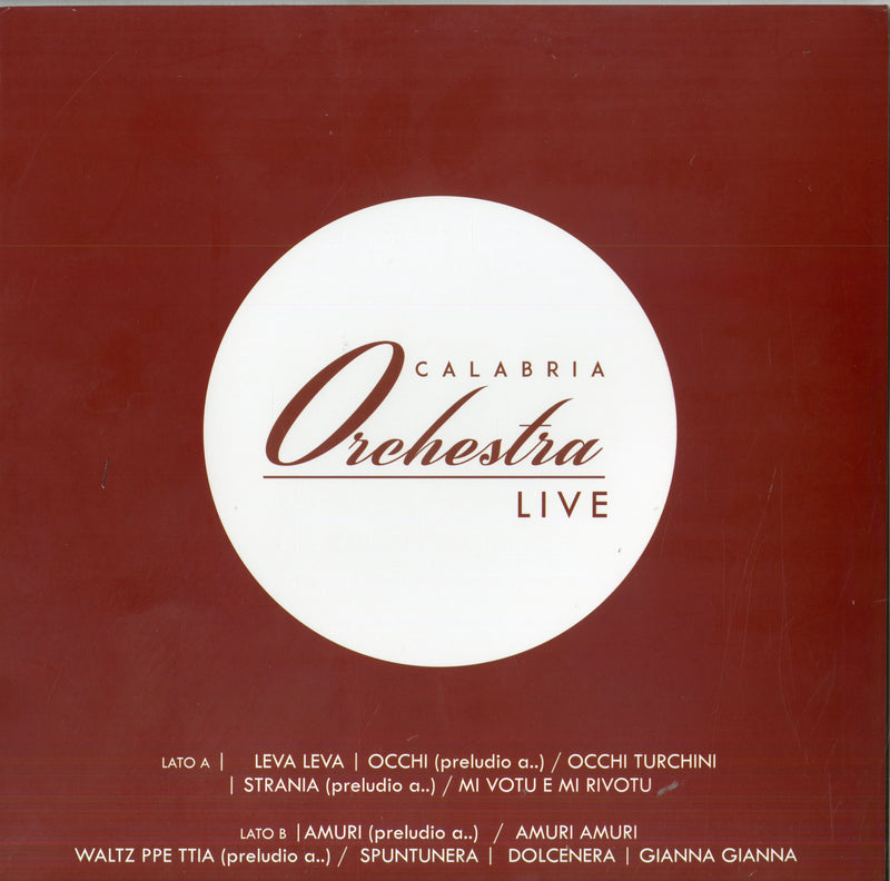 Calabria Orchestra - Live Lp 8445281622039