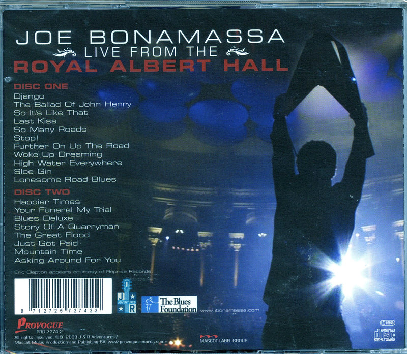 Bonamassa Joe - Live The Royal Albert Hall Cd 8712725727422