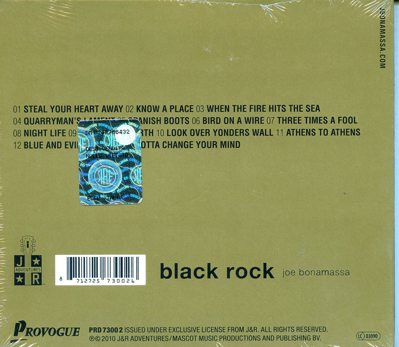 Bonamassa Joe - Black Rock Cd 8712725730026