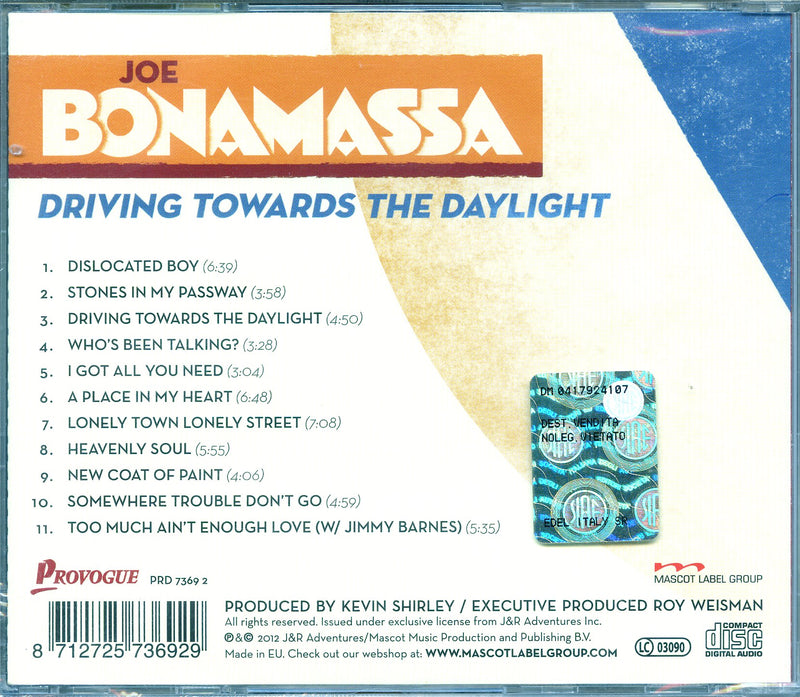 Bonamassa Joe - Driving Towards The Daylight CD 8712725736929