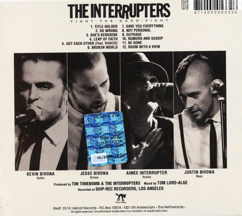 Interrupters The - Fight The Good Fight Cd 8714092053326