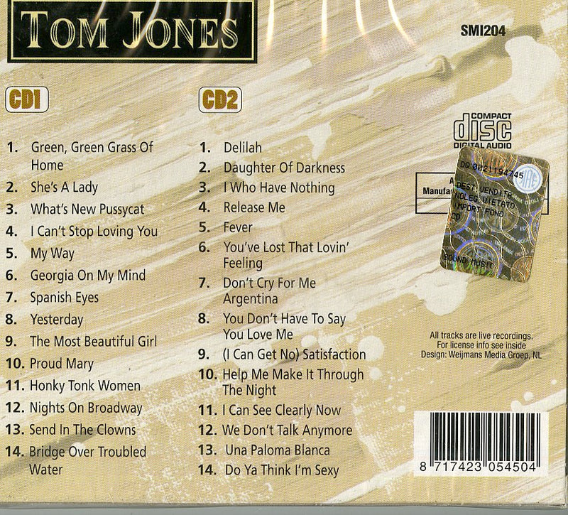 Jones Tom - The Best Of Cd 8717423054504