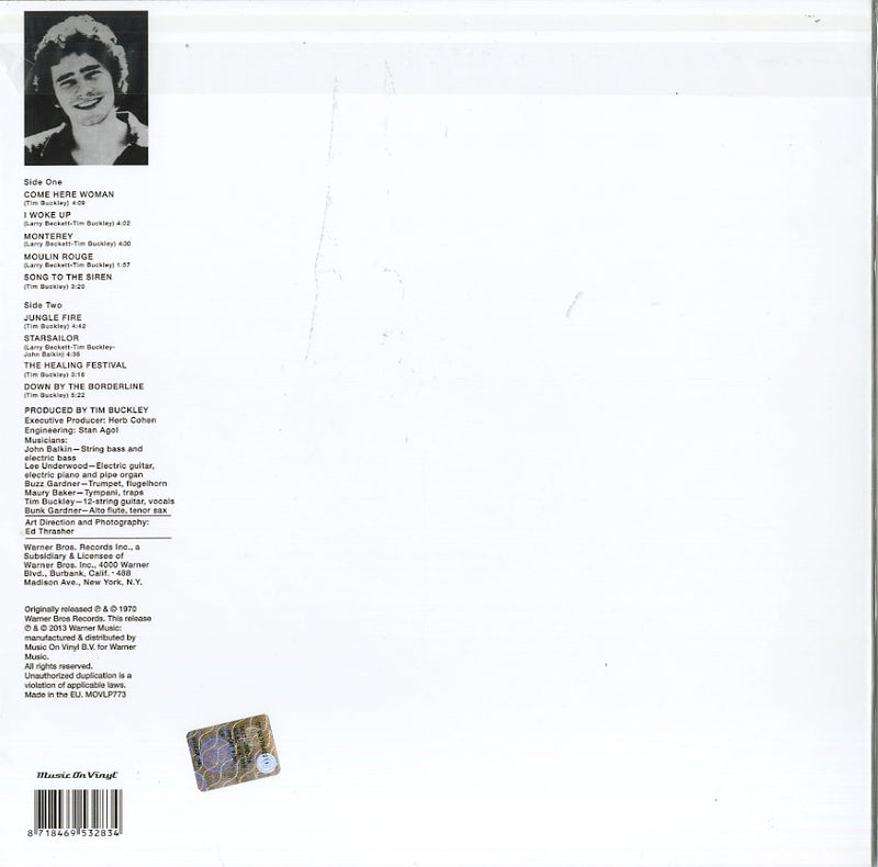 Buckley Tim - Starsailor (180Gr.) Vinile LP - Vinyl record 8718469532834