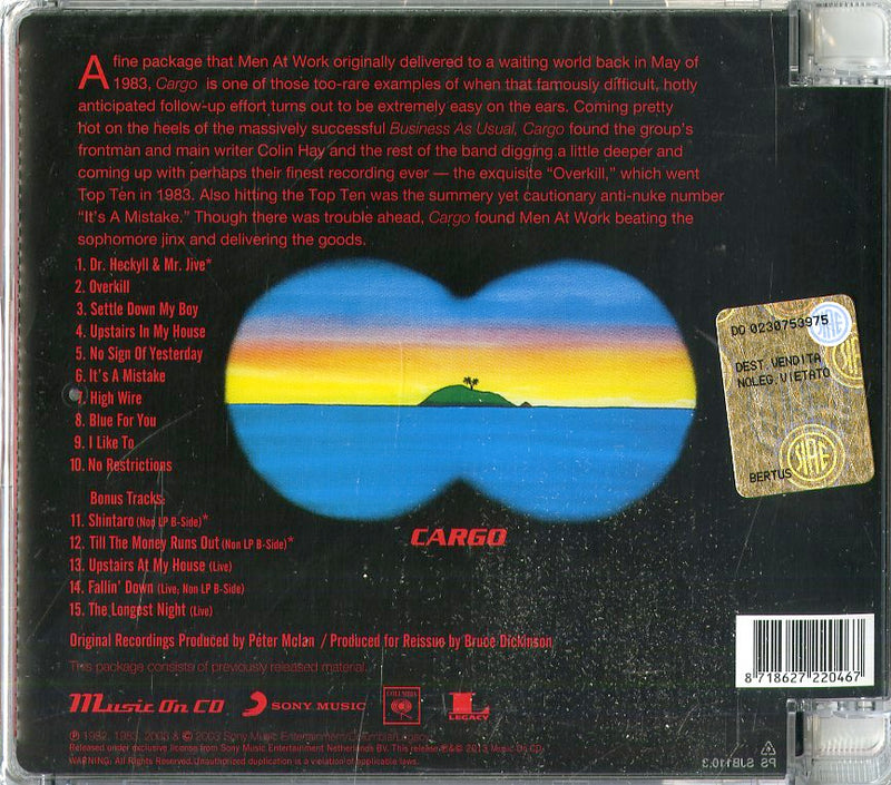 Men At Work - Cargo Cd 8718627220467