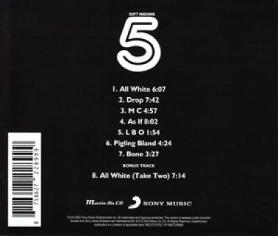 Soft Machine - Fifth Cd 8718627228999