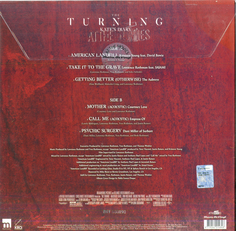 O. S. T. -The Turning: Kates Diary - The Turning: Kates Diary Lp 8719262014848