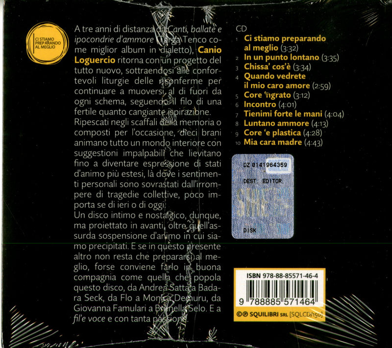 Canio Loguercio - Ci Stiamo Preparando Al Meglio (Cd + Booklet 48 Pagine) Cd 9788885571464