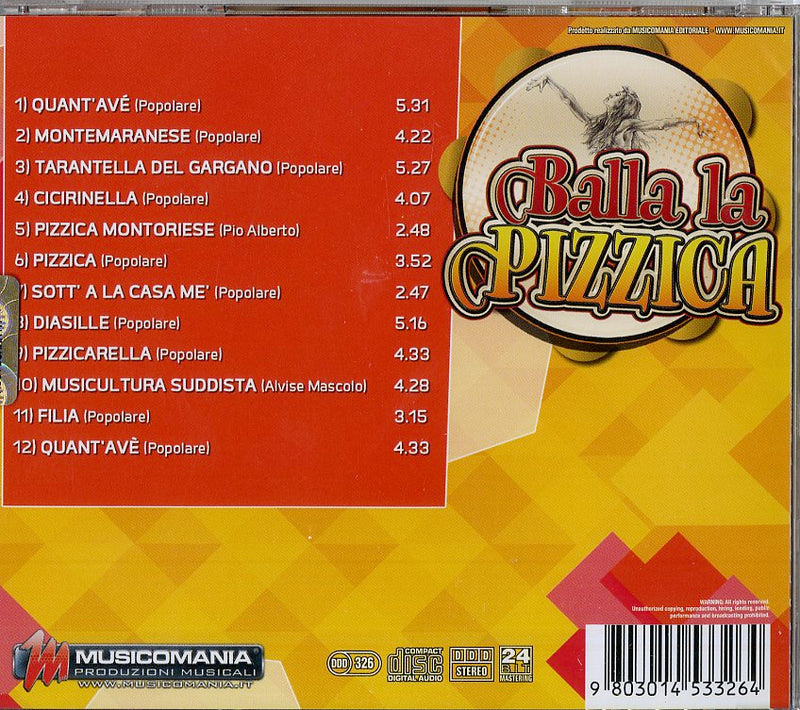 Compilation - Balla La Pizzica CD 9803014533264