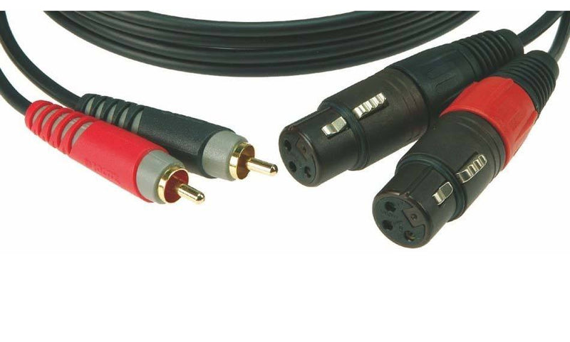 Klotz AT-CF0300 - RCA - 2x XLR Female - 3m