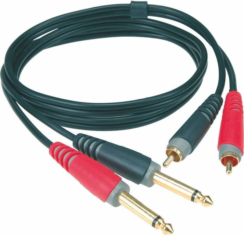 Klotz AT-CJ0600 - RCA - 2x 6.3 Jack - 6m