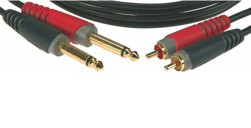 Klotz AT-CJ0600 - RCA - 2x 6.3 Jack - 6m