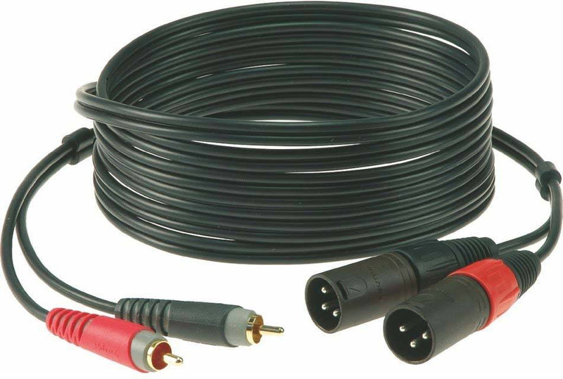 Klotz AT-CM0300 - RCA - 2x XLR male - 3m