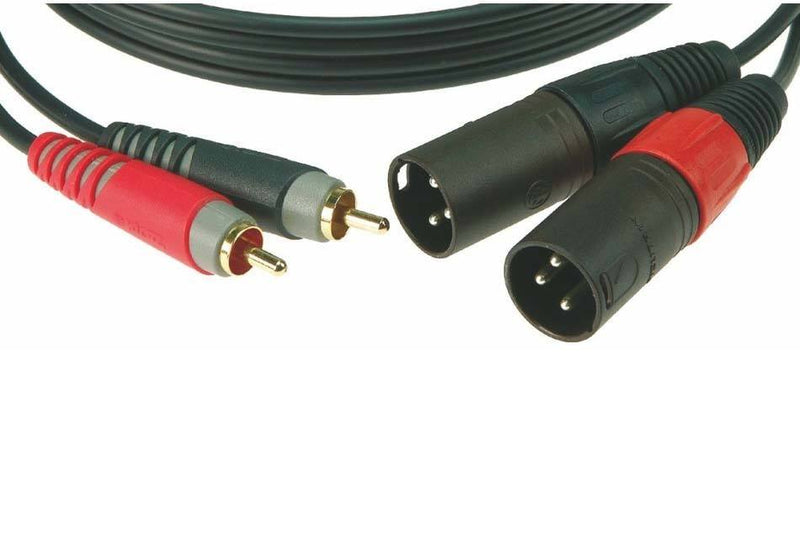 Klotz AT-CM0100 - RCA- 2x XLR male - 1m