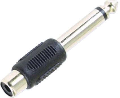 Adaptor RCA - 6.35 mm Jack