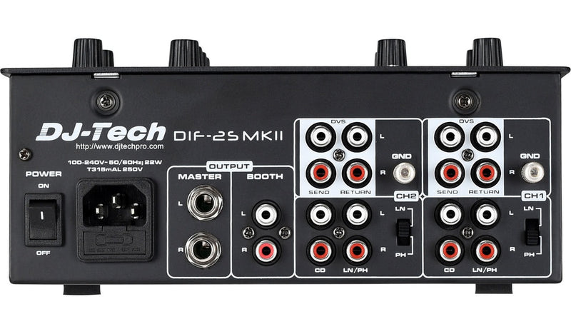 DJ-Tech DIF-2S MKII - + UK Adapter