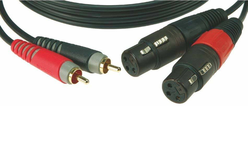 Klotz AT-CF0100 RCA - 2x XLR (f) - 1m