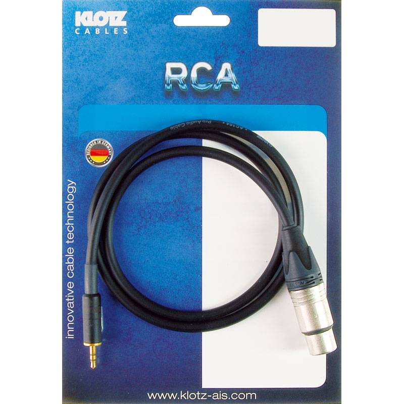 Klotz AUXMF0150 - XLR (f) - 3.5mm Jack - 1,5m