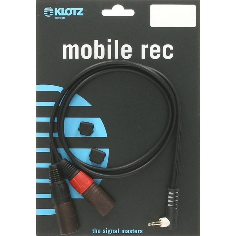 Klotz AY9A0100 - 2x XLR (m) - mini jack angolato - 1m