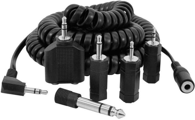 Omnitronic Estensione per cuffie 5m + vari adattatori
