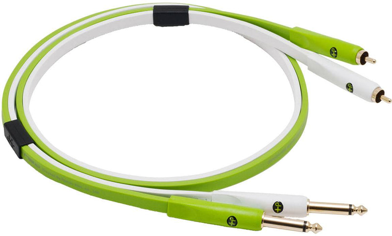 Oyaide Neo d+ - Cinch - 2x 6,3mm Mono-Jack - 2 m