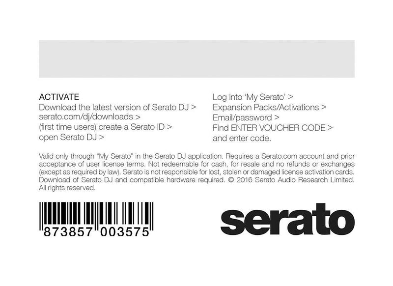 Serato DJ Tool-Kit (scratchcard)