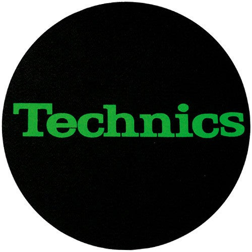 2x Slipmats Technics Logo - verde