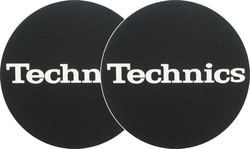 2x Slipmats Technics Logo - bianco