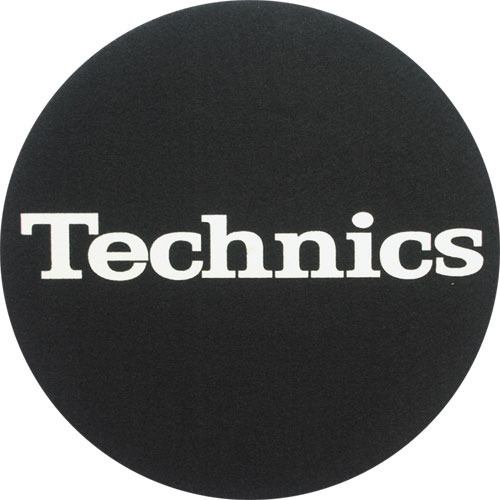 2x Slipmats Technics Logo - bianco