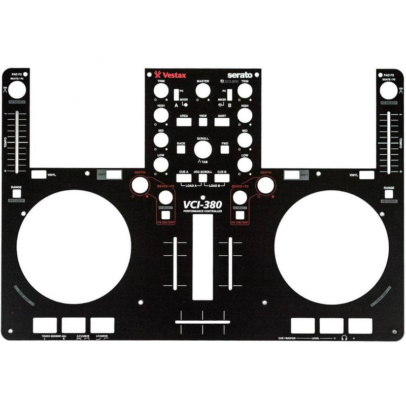 Vestax VCI 380 Faceplate - nero