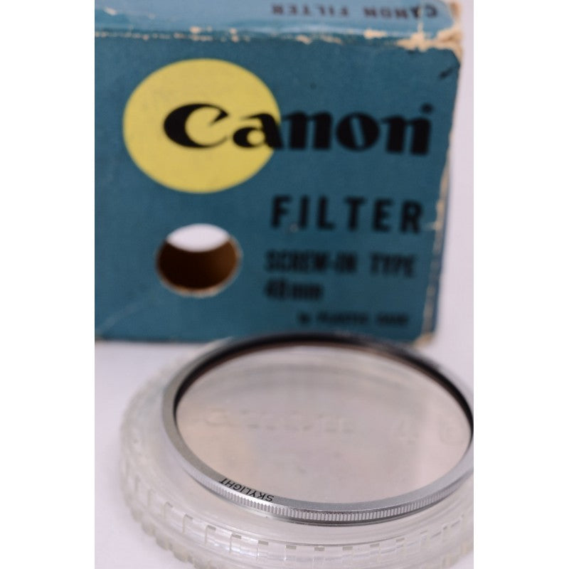 CANON FILTRO SKY PER 50/1,4 VITE 39MM - USATO - USED