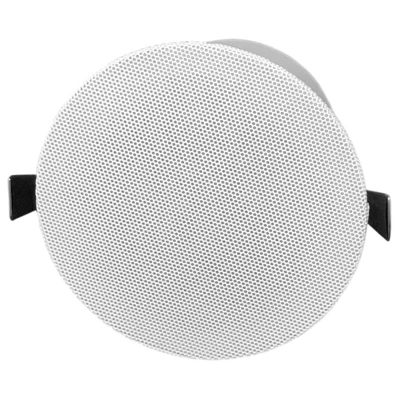 Coppia di mini diffusori da incasso a soffitto con sistema di installazione tramite clip "ECS-4.0", diametro woofer 4", 50W (bianco)