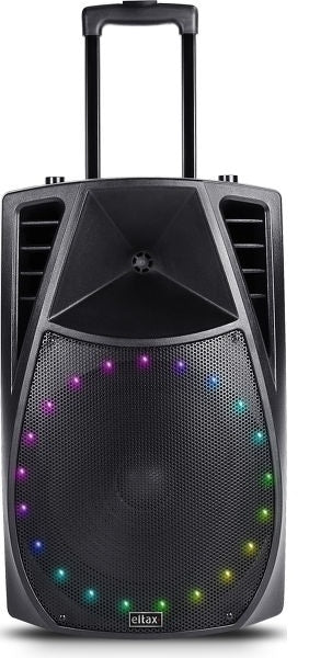 Sistema audio portatile con Bluetooth e microfono Wireless Eltax "Voyager 12 BT", 350W (nero)