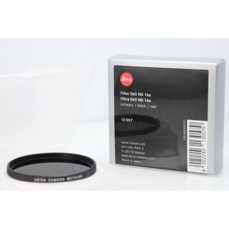 LEICA 13057 FILTRO ND 16X 60MM BLACK - USATO - USED