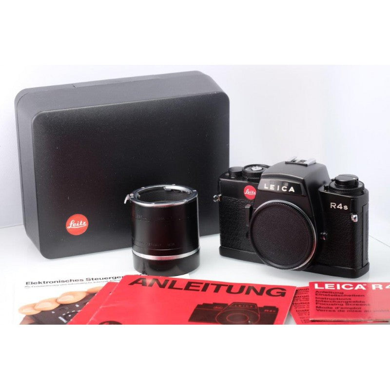 LEICA R4S BLACK PORTUGAL BODY SET - USATO - USED