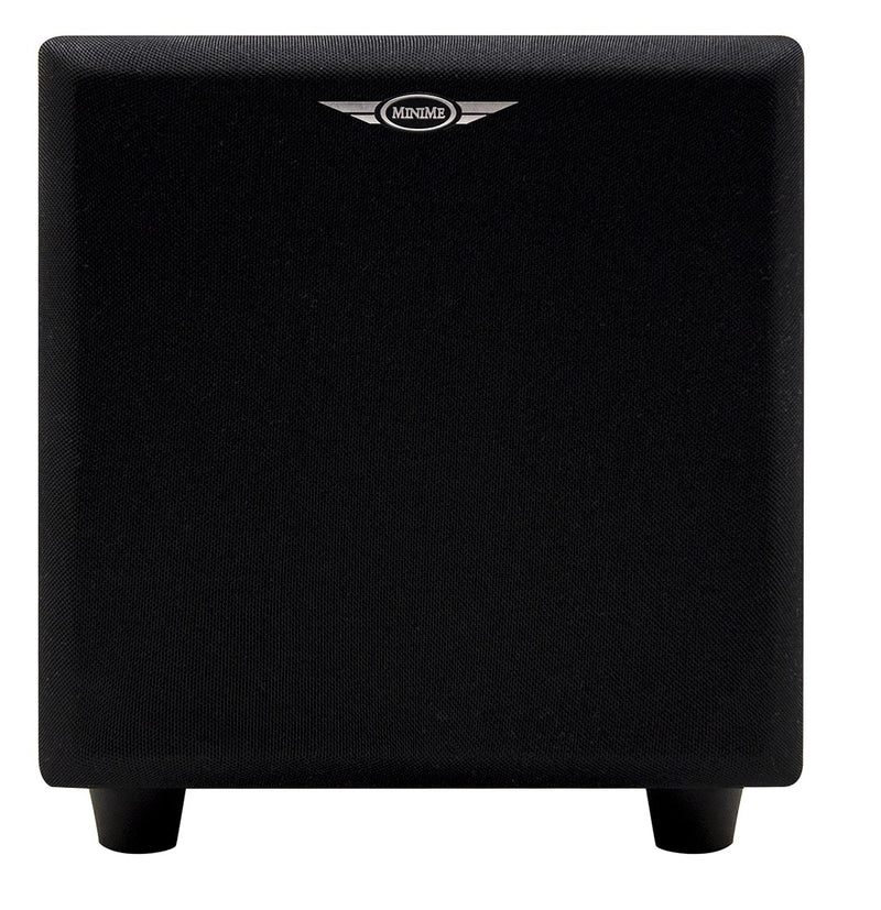 Subwoofer attivo amplificato classe D Earthquake "MiniMe-P8-V2", diametro woofer 8" 320W (nero)