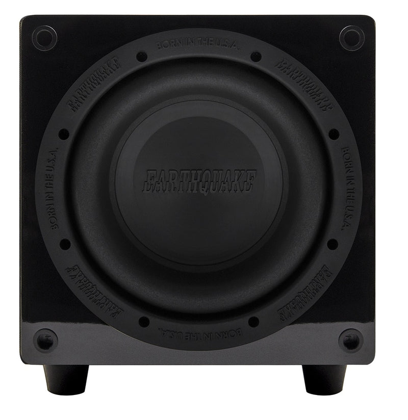 Subwoofer attivo amplificato classe D Earthquake "MiniMe-P8-V2", diametro woofer 8" 320W (nero)