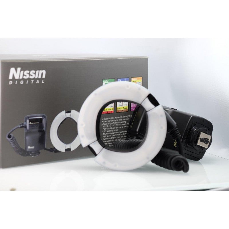 NISSIN FLASH MF18 MACRO PER CANON - USATO - USED