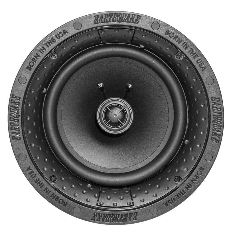 Coppia di diffusori a soffitto full range Earthquake "R-650", diametro woofer 6.5" 160W con tweeter orientabili