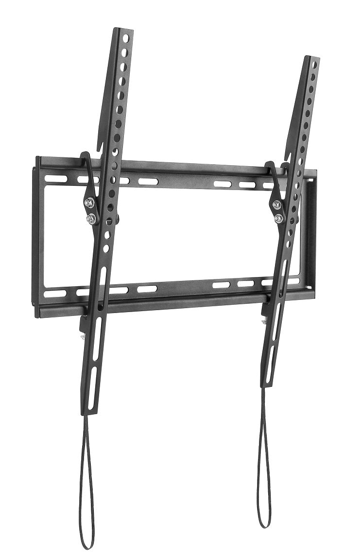 Supporto da parete inclinabile per monitor con portata 35kg e VESA fino a 400x400mm, nero