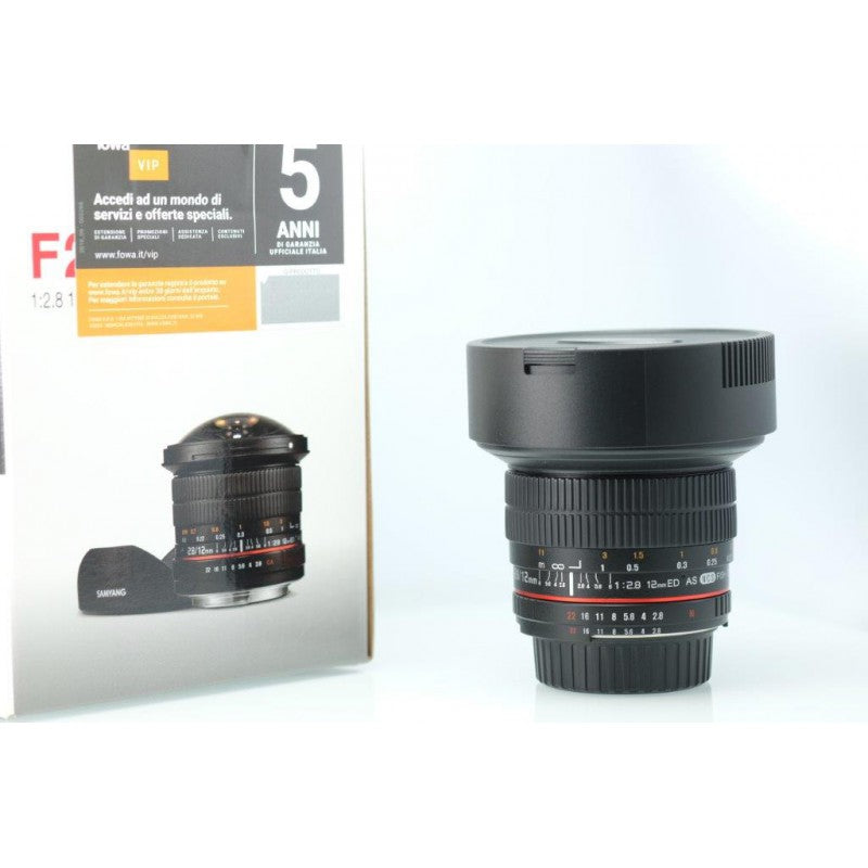 SAMYANG 12MM F2,8 ED AS NCS x NIKON - USATO - USED