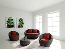 Nikki Garden Sofa Set Porto - marrone