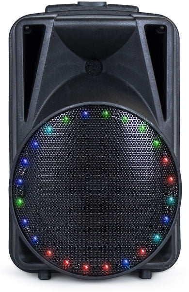 Sistema audio portatile con Bluetooth e microfono Wireless Eltax "Voyager 10 BT", 250W (nero)